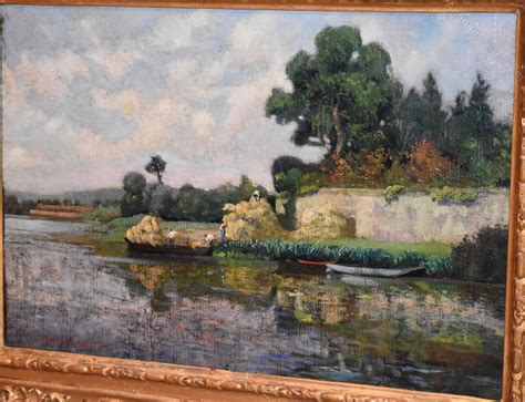 De vie et de lumière. Antiques Atlas - French Impressionist Landscape Oil Painting