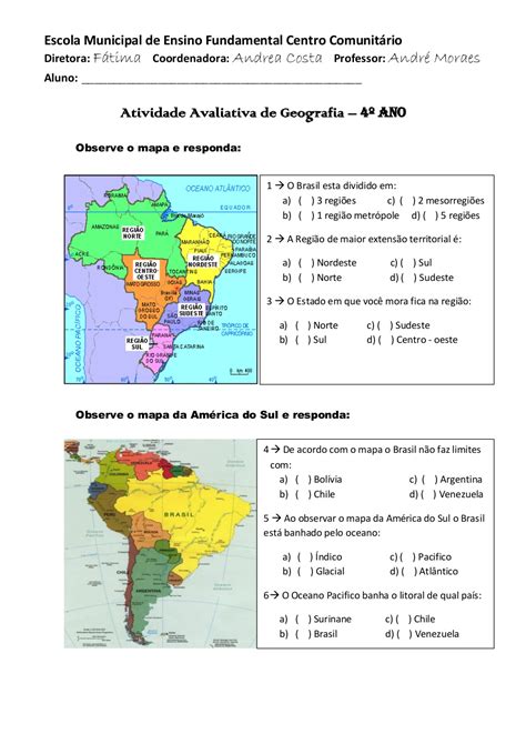 Formação Territorial Do Brasil Resumo Geografia 7 Ano Modisedu