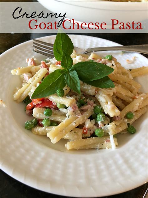 Creamy Goat Cheese Pasta