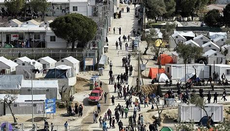 Moria Camp In Lesvos Reaches Staggering 12000 Migrants
