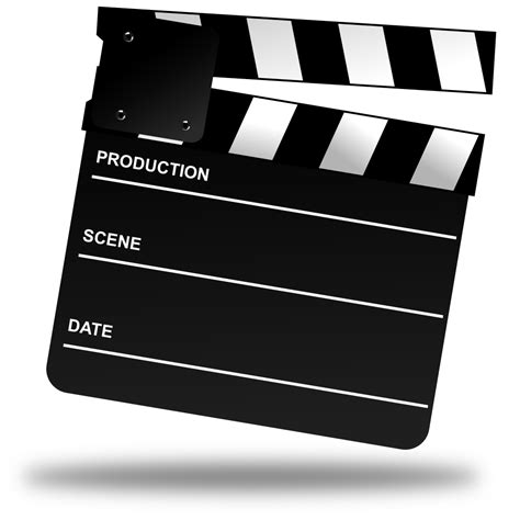 Onlinelabels Clip Art Movie Clapper Board