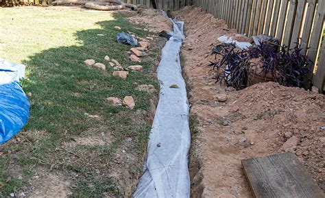 How To Build A French Drain Builders Villa