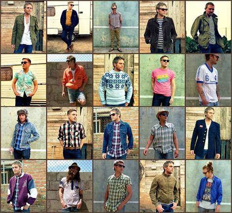 Mens Vintage Clothing Collage Style Inspiration Vintage Outfits