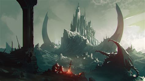 Dark Souls Dragon Fantasy Landscape Hd Games Wallpapers Hd Wallpapers