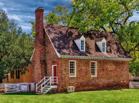 Old Colonial Brick House Photograph By Frank J Benz