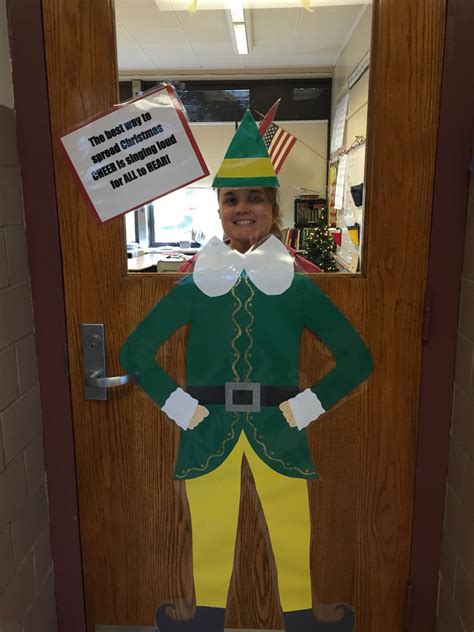 Buddy The Elf Classroom Door Christmas Door Door Decorations