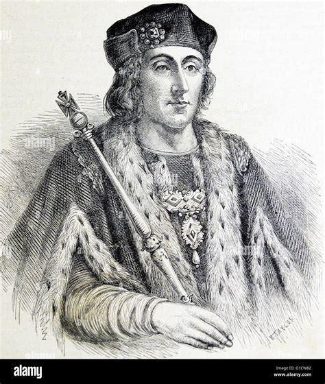 Engraved Portrait Of King Henry Vii 1457 1509 King Of England And The