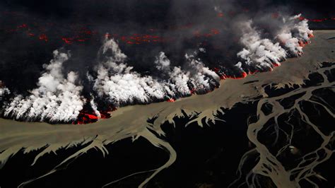 Holuhraun Volcano Bing Wallpaper Download
