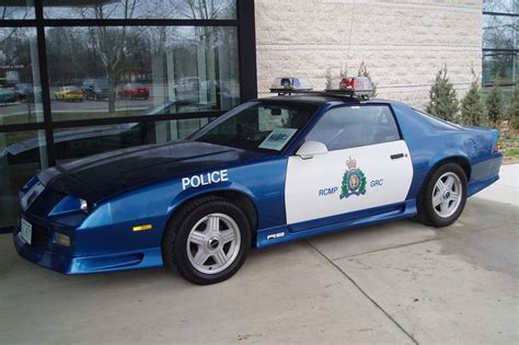 Rcmp Camaro Police Cars Old Police Cars Camaro