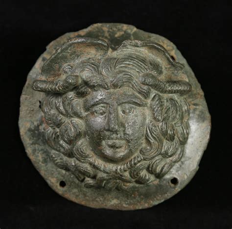 Igavel Auctions Roman Bronze Phalera Of Medusa A3wca
