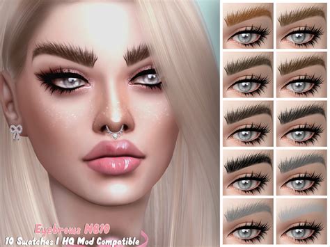 Eyebrows Nb10 The Sims 4 Catalog