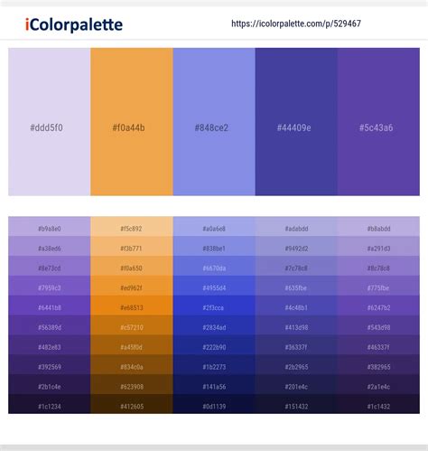 200 Latest Color Schemes With Royal Purple Color Tone Combinations