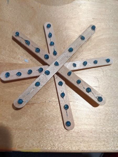 Making Popsicle Stick Snowflake Ornaments My Frugal Christmas
