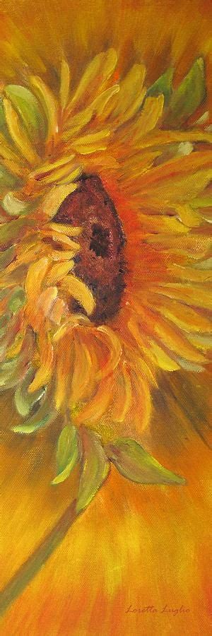 Tuscan Sun Painting By Loretta Luglio Sunflower Canvas Sun Painting