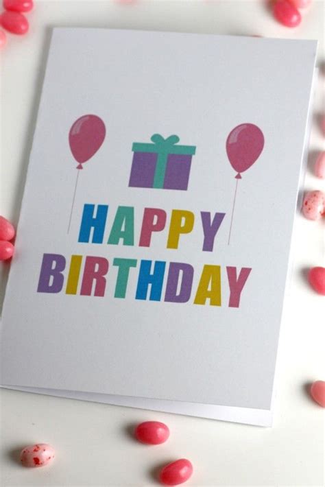 Birthday cards kids can color are a creative and customized way to include your child in birthday festivities. Free Printable Blank Birthday Cards | Catch My Party ...