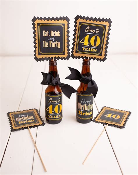 40th Birthday Party Decorations Party In A Box Milestone Etsy
