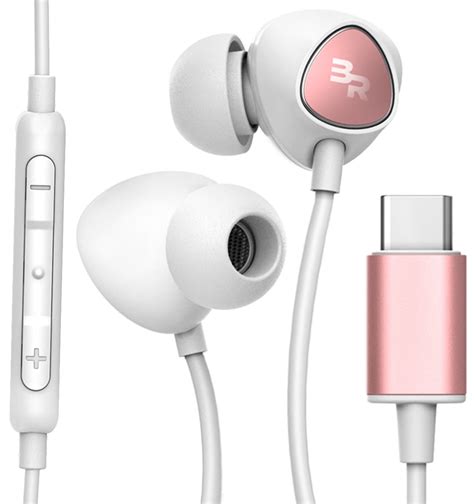 Thore Usb C Headphones With Mic Wired In Ear Usb Type C Earbud