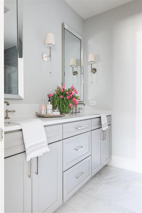 Light Gray Bathroom Cabinets