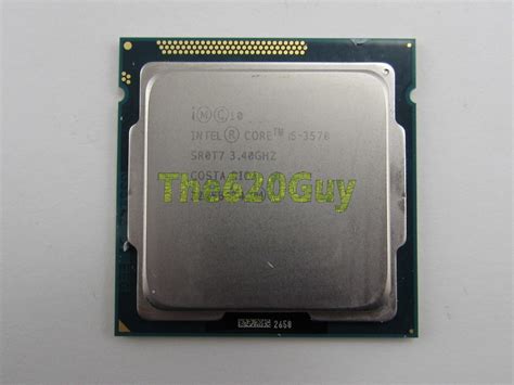 Intel I5 3570 340ghz Quad Core Sr0t7 Socket Lga 1155 Ivy Bridge Cpu