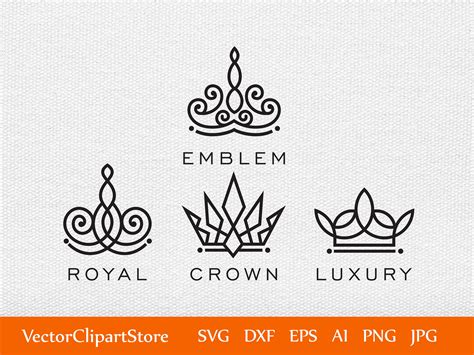 Royal Crown Svg File Crown Svg Cutting File Crown Clipart Etsy
