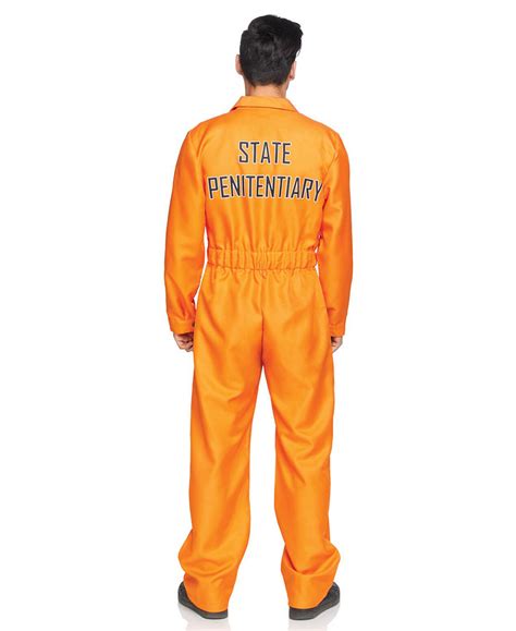 Mens Prison Jumpsuit Costume Leg Avenue 86877 Ebay