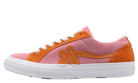 Converse X Tyler The Creator Golf Le Fleur One Star Pink Orange Where