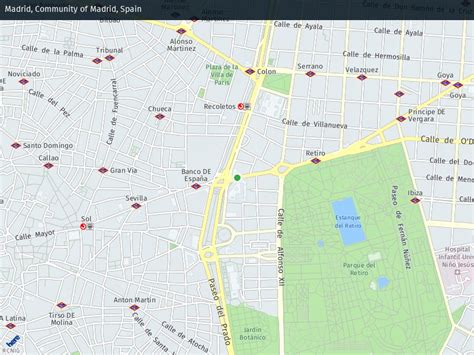 Callejero De Madrid Plano Y Mapa Tráfico En Directo