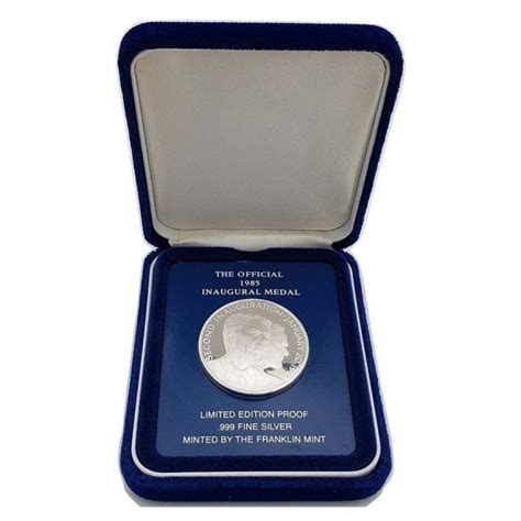 Ronald Reagan Silver Proof Inaugural Medal