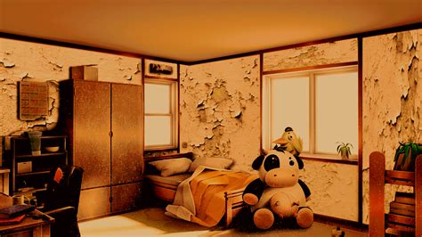 Sayori Bedroom In The Post Apocalypse Evening Version Rddlc