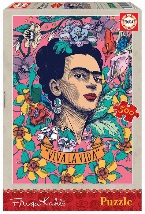 500 Viva La Vida Frida Kahlo Educa Borras