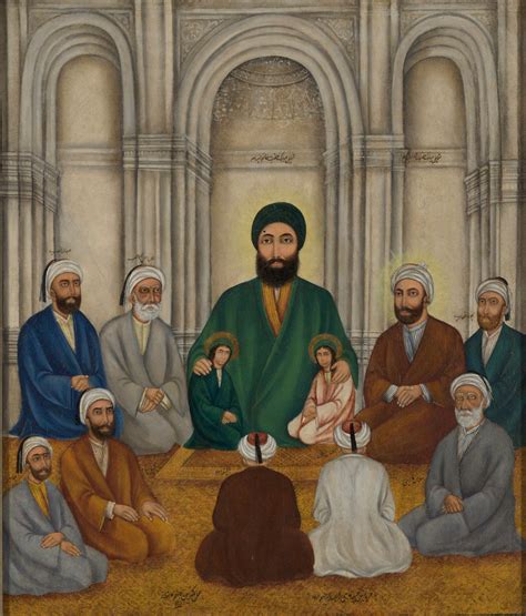 Rahim Kashani People Of The Prophet S House With Companions The