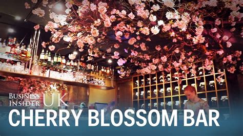 A London Bar Is Celebrating The Cherry Blossom Season Youtube