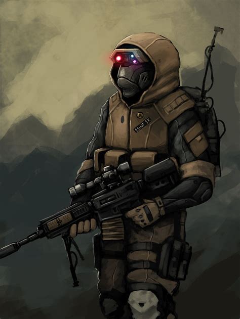 The Sniper Sniper Art Military Art Sci Fi Art
