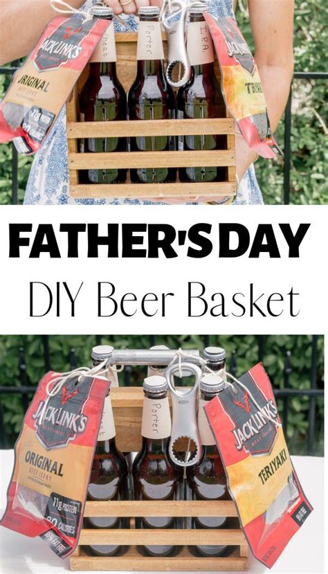 Father's day gift basket ideas with beer. A Simple DIY Craft Beer Gift Basket | Beer gifts basket ...