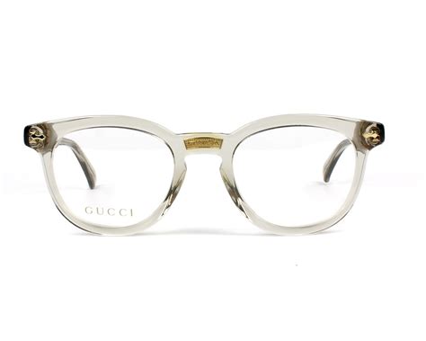 gucci eyeglasses gg 0183 o 004 crystal visionet