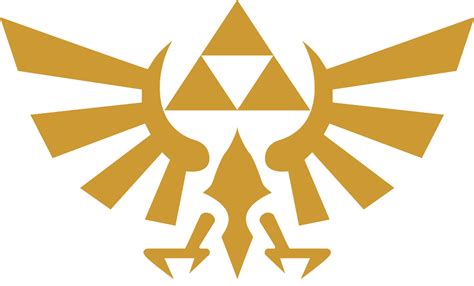 The Legend Of Zelda Hyrulian Crest Logo Download Png