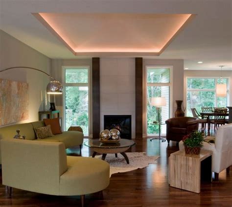 Die nächste unterscheidung ist die art der beleuchtung. indirekte deckenbeleuchtung wohnzimmer rosa nuance ...