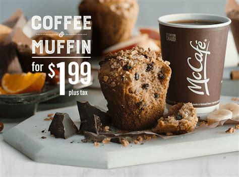 Mcdonalds.com is your hub for everything mcdonald's. McDonalds Canada Offers: Coffee & Muffin for $1.99 ...