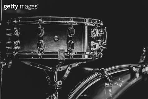 Close Up Of A Snare Drum Part Of A Drum Kit