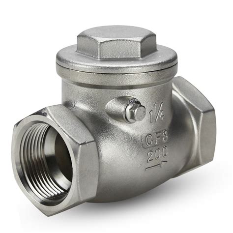 Stainless Steel Swing Check Valve 12 Up To 2 Npt