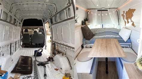 Diy Camper Van Build Full Diy Van Build Start To Finish Van Life