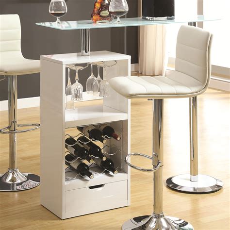 Coaster Bar Units And Bar Tables White Bar Table Value City Furniture