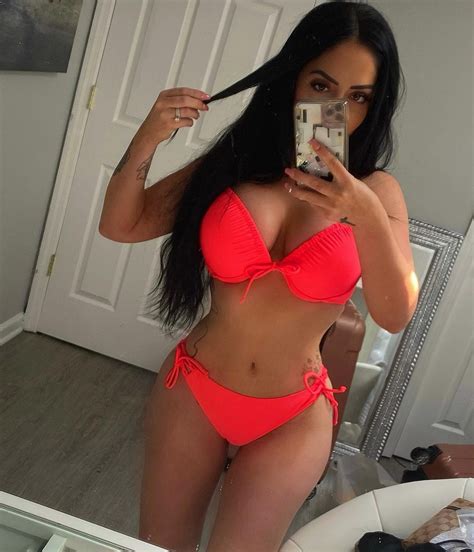 Jersey Shores Angelina Pivarnick Shows Off Curves In Hot Pink Bikini After Boob Job Butt Lift