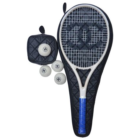 Whatever you're shopping for, we've got it. CHANEL Tennis Racket Ivory/Blue Full Set NEW For Sale at ...