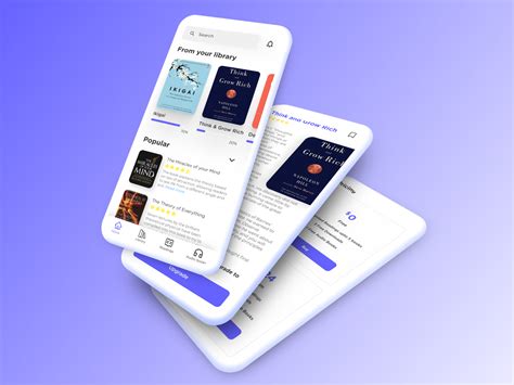 Book Reading App Ui Design By Bhaven Gore On Dribbble