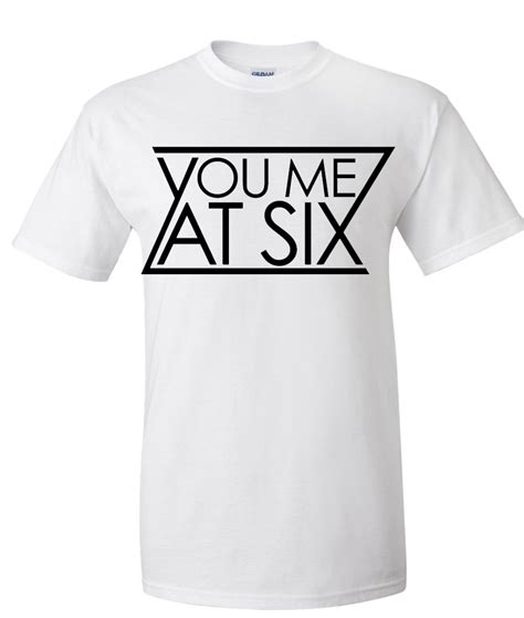 You Me At Six Band Logo Graphic T Shirt Supergraphictees