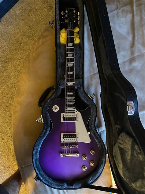 Epiphone Les Paul Classic 2021 2022 Worn Purple With Reverb