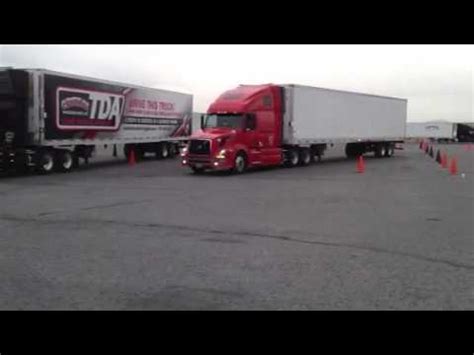 How to park a car? Parallel parking a semi - YouTube