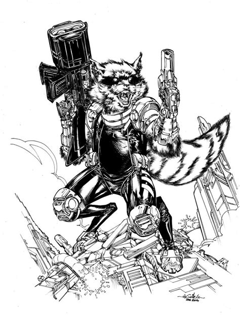 Rocket Raccoon By Spiderguile On Deviantart