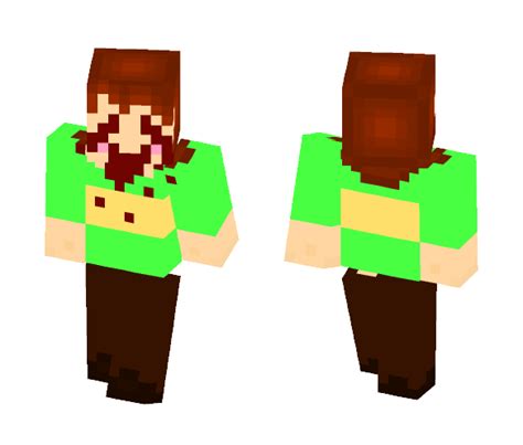 Download Melting Face Chara Undertale Minecraft Skin For Free